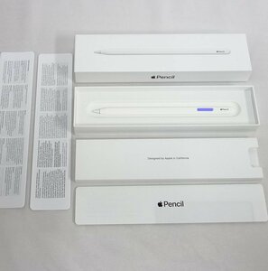 美品 Apple Pencil アップルペンシル 第2世代 箱付属 刻印あり PU8F2J/A 送料無料 インボイス可 【k0330-40-0402本】清P