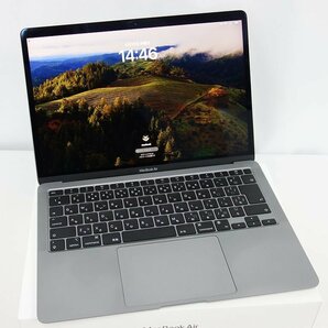 良品 返品60日保証 MacBook Air 13インチ M1チップ 8GB 256GB バッテリー最大容量93% グレー 送料無料 インボイス可 【k0418-600-0418】清Tの画像2