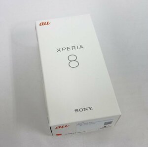 未使用 新品 SIMロック解除済み SONY XPERIA 8 SOV42 オレンジ au インボイス可 送料無料 【T04-110-0412】24清P