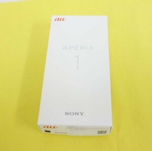 未使用 新品 SIMロック解除済み SONY XPERIA 1 SOV40 ブラック au 利用制限○ インボイス可 送料無料 【T04-120-0415】49清P