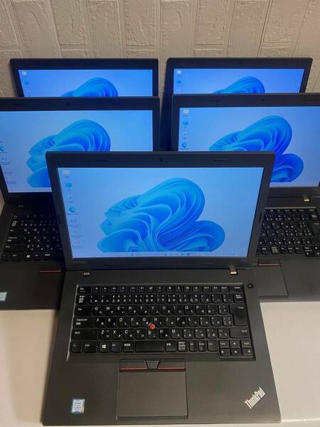 送料無料 Lenovo ThinkPad L470 5台 ＋ 外付けWebカメラ5個セット 第7世代Core-i3 7100U 2.4Ghz/メモリ4GB/HDD無し/Wi-Fi//Win11Pro64Bit③