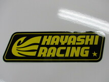 ［3907］HAYASHI RACING/ハヤシレーシング ステッカー 角型 (大)_画像1