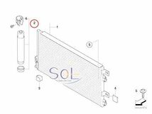 BMW MINI R50 R52 R53 エアコンドライヤー(エアコンリザーバードライヤー) Cooper One 1.4i One 1.6i Coop.S Cooper S 64506917489_画像2