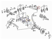 ベンツ W220 フロント アッパーアーム (コントロールアーム) 左右セット S320 S350 S430 S500 S600 S55 S63 S65 2203309307 2203309407_画像2