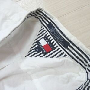 90S トミーヒルフィガー 国旗タグ 半袖 コットンシャツ Lの画像4