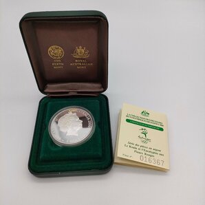 オーストラリア 2000年 シドニーオリンピック 記念硬貨 銀貨 銀コイン コアラ 5ドル プルーフ銀貨 1オンス オリンピック銀貨 S715の画像7