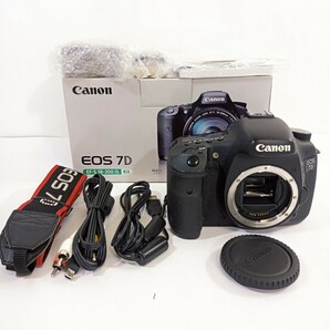 動作未確認 Canon キヤノン デジタル一眼レフカメラ EOS 7D ボディのみ レンズ無し 付属品あり 現状渡しの画像1