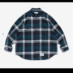 wtaps WCPO 01 / LS / COTTON. FLANNEL. TEXTILE シャツ　M