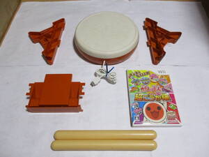 WII 太鼓の達人 太鼓とバチ ソフトセット 激安!!!