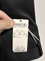 1円〜 送料無料 定価10万円弱 新品 未裾上げ 高級スーツ カルバンクライン プラチナム Calvin Klein platinum 黒無地 PAUL SMITH_画像9