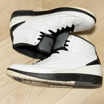 NIKE AIR JORDAN 2 RETRO WHITE/BLACK-COOL GREY _画像2