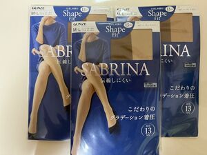 サブリナ　シェイプフィット パンティストッキング M−Lサイズ バーモンブラウン／レディース