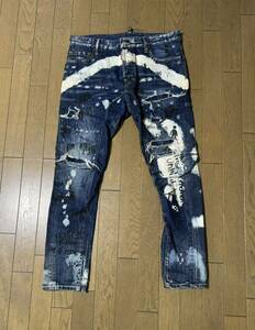 DSQUARED2* Denim pants /48/ rare / damage processing 