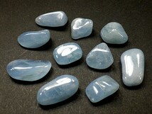 アクアマリン サンタマリア １０石パック 藍柱石 aquamarine 原石磨き石 マダガスカル直輸入 全国送料無料_画像2