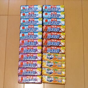 森永　ラムネハイチュウ　4種　22個セット　ソーダ　グレープソーダ　コーラ　ファンタオレンジ　詰め合わせセット