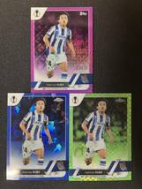 「限定」　限定　　2023 Topps Chrome UEFA EL 2枚(399)とベースカード　2023 Topps Jade Edition UEFA Club １枚(125)_画像1