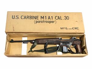 1円~ TOKYO 東京 CMC製 U.S. CARBINE カービン M1 A1 CAL.30 paratrooper MFG モデルガン SMGマーク 金属 パラトルーパー 木製 ジャンク