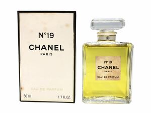 CHANEL シャネル N°19 EAU DE PARFUM オードパルファム 50ml 香水 フレグランス オードゥ パルファム フランス製 60159 レディース 保管品