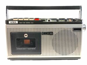 AIWA ラジカセ TPR-120 RADIO CASSETTE RECORDER ラジオカセットレコーダー 昭和レトロ 当時物 ラジオ FM受信◯ オーディオ機器 現状品