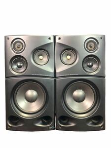 KENWOOD S-9M DUAL ISOLATED PRESENCE SPEAKER SYSTEM スピーカー システム LRペア ユニット 音出し確認済み 音響機材 オーディオ機器 