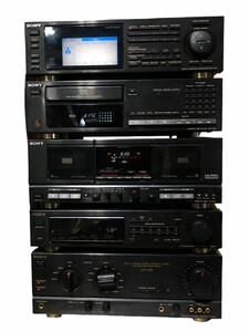 【ジャンク】SONY ソニー MULTI CHANNEL DIGITAL CONTROL SYSTEM システムコンポ LBT-V810 ST-V810TV TC-V810 CDP-V810 SDP-V810 音響機器 