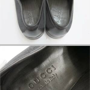 グッチ GGキャンバス メンズスリッポン size 41 1/2 E 靴 シューズ 黒 ブラック系 GUCCI 18682607の画像4