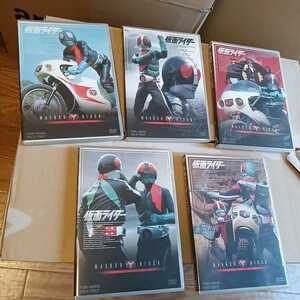 仮面ライダー MASKED RIDER　ＤＶＤ VOL.1 ～ VOL.5 藤岡弘 アクション 特撮 東映　0417-A1Y-EI⑯