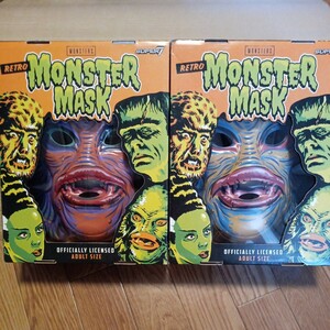 B rare retro Monstar mask 2 kind super-seven half fish person Halloween mask cosplay horror Event . thing 0416-A1Y-TA3