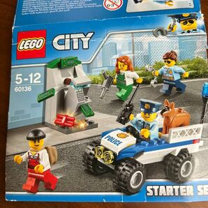 LEGO 60136 シティ　CITY ブロック レゴ　ポリス　警察　銀行　泥棒　欠品あり　POLICE 