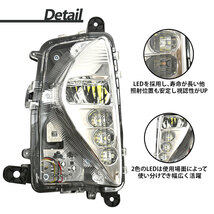 プリウス 50系 LED フォグランプ キット デイライト ウインカー ウインカーポジション フォグライト 後付け ウィンカー カスタム 外装_画像5