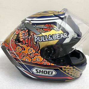 【美品】～限定モデル～ SHOEI ショウエイ X-Fourteen MARQUEZ MOTEGI3 マルケス モテギ3 Lサイズ バイク 二輪 ヘルメットの画像3