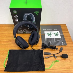 ～美品～ Razer BlackShark V2+USB SOUND CARD ゲーミングヘッドセット USBサウンドカード付 ヘッドセット の画像1