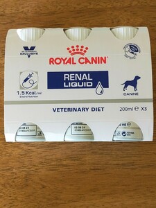 ロイヤルカナン 腎臓サポート リキッド 犬用 ROYAL CANIN RENAL LIQUID 犬用食事療法食