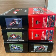 レア物6台セット　1/12 MINICHAMPS DUCATYレーシングバイク_画像1