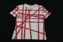 ★【B送900円】　113　HERMES　エルメス　マルジェラ期　レディース　半袖カットソー　Tシャツ　ボルデュック　リボン　丸首　白　XS_画像1