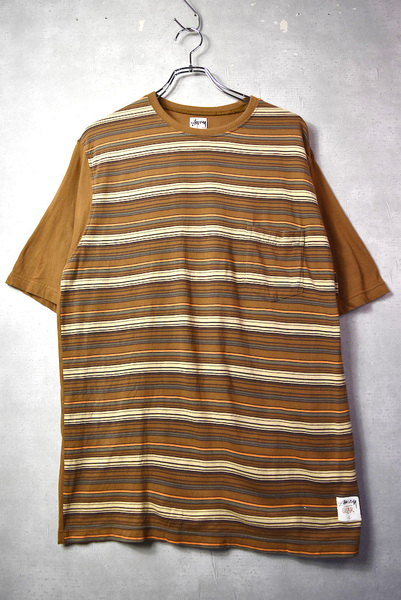 Stussy ステューシー 90s ボーダー 半袖Tシャツ カットソー ストリート ヒップホップ 28318 - 809 70