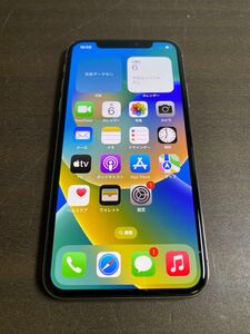 33281 iPhone X 256GB シルバー　SIMフリー　中古品　※本体のみ