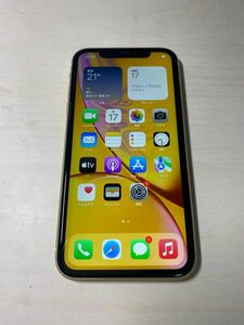 35186 iPhoneXR 256GB イエロー　SIMフリー　中古品　※本体のみ