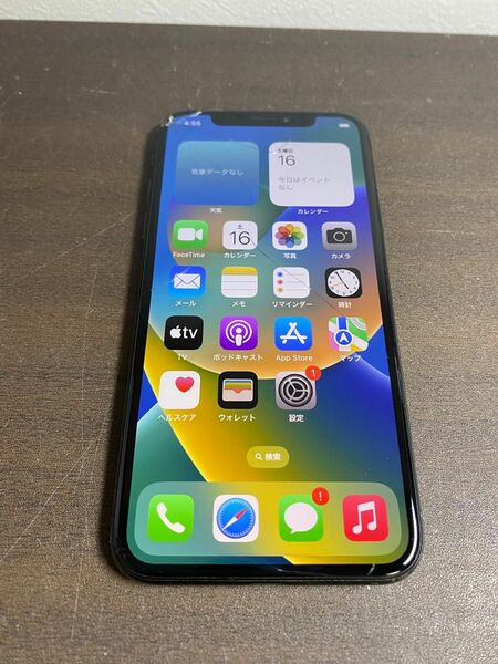 66903 iPhone X 64GB ブラック　SIMフリー　ジャンク品　※本体のみ