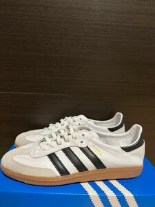 完売!25.5cm#adidas/サンバ- SAMBA DECONアディダス サンバ デコン/ ホワイト スニーカー #美品