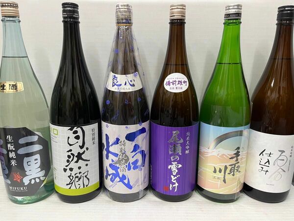 【日本酒】一升瓶6本セット 