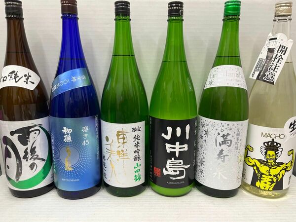 【日本酒】一升瓶6本セット 