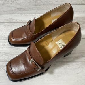 ing wing heel Loafer square tu belt strap 