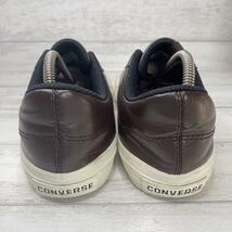 コンバース レザー CONVERSE ローカット ブラウン 6.5_画像8