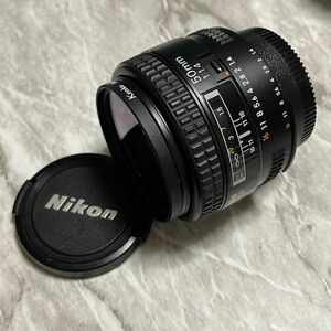 【送料無料】美品 Nikon AF NIKKOR 50mm F1:1.4 レンズ