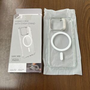 604p2915☆ ESR iPhone 15 Pro ケース MagSafe対応 米軍MIL規格の保護 隠れスタンド スマホケース 傷防止背面 クリア Classicシリーズ