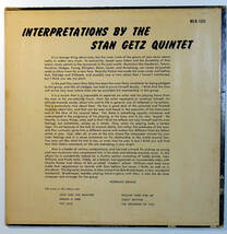 US NORGAN MGN-1000 オリジナル Interpretations by the Stan Getz Quintet VOL1 DG/Flat Edge_画像2