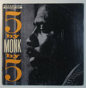 US Riverside RLP 12-305 オリジナル Five by MONK by Five : Thelonious Monk 靑小/DGレーベル