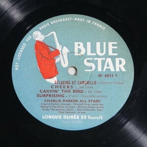 超レア! France Blue Star オリジナル Be-Bop / Charlie Parker DG/Flat Edgeの画像4