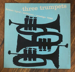 極美! US Prestige PRLP 7092 完全オリジナル Three Trumpets / Art Farmer NYC/DG/RVG/Flat Edge